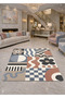 Sdt Traditional Patterned Modern Woven Base Decorative Carpet Sdtamor5217 - 2