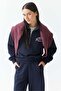 Women's high collar half zip sweat top rk0301