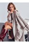 Geometric Ethnic Pattern Long Cardigan - 5