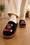 Unisex, Plaid Patterned, Bear Figured, Soft, Plush Winter House Slippers - 4