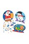 Christmas Snow Globe Mosaic Scenes -pack Of 4