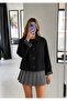 Lined Plaid Buttoned Trench Jacket - 3