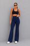 Women's Lycra Crepe Trousers with Waist Clip - 4