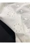 White Laser Cut Scallop-Look Voile Fabric - 4
