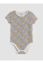 Lcw Baby Ecru Printed Baby Girl Set - 3