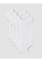 Esvab • Modern & Distinctive Zero Roba Collar Baby Girl Snap Fastener Bodysuit 3-Piece Set - 2