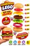 Hamburger Lego 7-Tier Educational Hamburger Puzzle – Fun Balance and Skill Game for Kids - 3