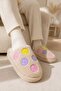 Women'S, Colorful, Smiley Patterned, Non-Slip Sole, Soft, Plush House Slippers - 2