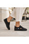 Comfortable Leaf Detailed Smart Lace-Up Flexible Comfortable Non-Slip Sole Casual Shoes - 2
