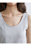 Lcw Dream Gray U-Neck Women's Undershirt 2-Pack - 6
