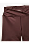 High Waist Drawstring Skinny Fit Sports Biker Leggings - 3