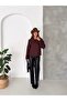 Buttoned Cashmere Jacket with High Collar - 5