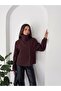 Buttoned Cashmere Jacket with High Collar - 3