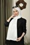 Flowered Pattern Thin Medina Silk Jacquard Shawl - 2