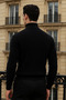 Men's Trend Winter Half-Throat A.Black Knitwear Sweater - 3
