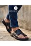 Kr.334 Full Orthopedic Genuine Leather Soft Sole Men's Slippers
