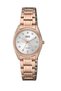 Minimal Round Case Vintage Model Stone Dial Women's Metal Steel Band Wristwatch 2 Years Warranty - 2