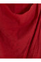 Lcw Modest Red Draped Collar Gathered Blouse - 6