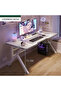 K-Shaped Sturdy Computer Desk And Gaming Table Workstation Home Office Desk 100 CM - 2