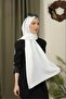 Flowered Pattern Thin Medina Silk Jacquard Shawl - 4