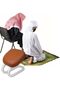 Muslim Prayer Support Chair for Salah with Soft Cushioned Seat Knee & Back Support, For Elderly, Home & Mosque Use, Sujood & Tashahhud, Lightweight & Portable - 5
