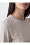 Lcw Everyday Gray Crew Neck Women's Bodysuit - 3