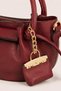 Women's Lora Drawstring Charm Detailed Hand and Shoulder Bag - 4