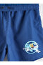 Lcw Swimwear Navy Blue Printed Men's Swim Shorts - 7