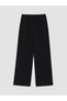 Alita City Lcw Vision Black Denim Straight Wideleg High Waist Wide Leg Women's Jean Pants with a Difference - 5