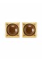 Steel Square Earrings