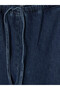 Lcw Vision Indigo Wideleg Women's Jean Trousers with Elastic Waist - 6