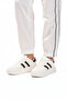 White-Black Thick Sole Lace-Up Unisex Walking and Sports Shoes Sneaker Dvs-01 - 3