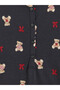 Lcw Dream Gray Crew Neck Teddy Bear Printed Maternity Nightgown - 7