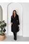 Windbreaker Detailed Belted Long Trench Coat - 7