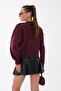 Women's Crew Neck Ribbed Knit Sweater 265162 - - 5