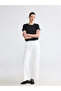 Two Mt Shop Quality Lcw Everyday Ecru Diving Fabric Plain Standard & Regular Women's Sweatpants