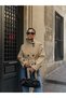 Women's Seasonal Jacket with Stand Collar, Buttons and Tie Detail, New Season Trench Coat - 6