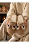 Women's Cute Frog Patterned Winter Soft Plush House Slippers - 2
