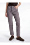 Esvab • Modern & Distinctive Striped Cropped Spanish Flare Women's Jean Pants - 3