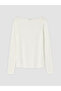Lcw Vision Ecru Boat Neck Women's Bodysuit - 6