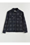 Ozmarka New Season Regular Fit Long Sleeve Plaid Men's Shirt Jacket - 5