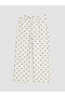 Two Mt Shop Quality Xside White Denim Polka Dot Straight & Straight Regular Waist Wide Leg Women's Jean Pants - 6