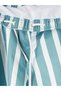 Lcw swimwear green short length striped men's swim shorts - 8