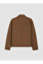 Lcw Vision Orange Relax Fit Shirt Collar Men's Suede Jacket - 5