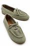Alessa Loafer Women's Green Genuine Suede Non-Slip Thermal Sole Loafer Shoes
