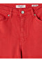 Lcw Jeans Red Flare Women's Jean Pants - 6