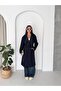 Windbreaker Detailed Belted Long Trench Coat - 3