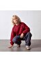 Unisex Kids Crew Neck Sweatshirt and Striped Pants 2-Piece Set