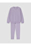 Lila Girls' Tracksuit Set