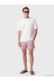 Lcw Swimwear Red Short Length Striped Men's Swim Shorts - 2